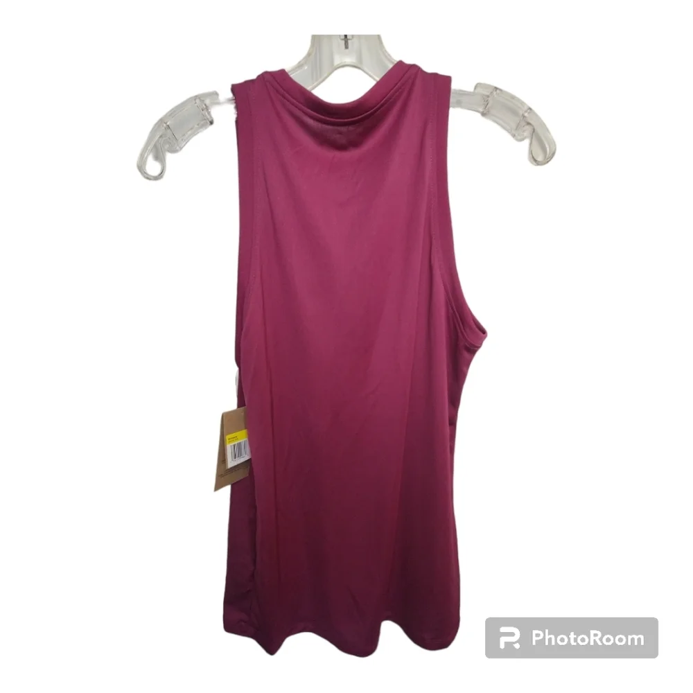 The Nike Tee Dri-FIT  athletic Activewear tank top small purple Gym Workout Run